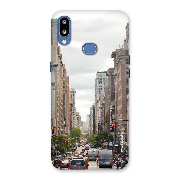 City Street View Back Case for Galaxy M01s