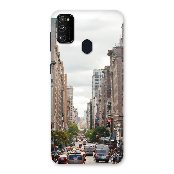 City Street View Back Case for Galaxy M21