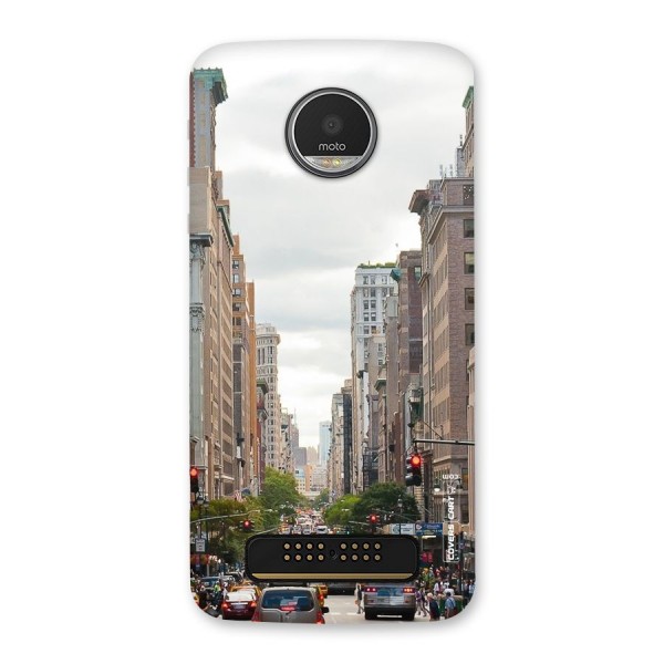 City Street View Back Case for Moto Z Play