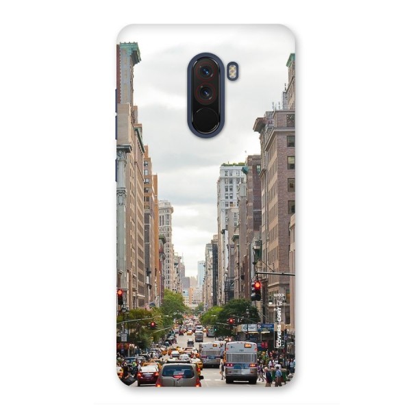 City Street View Back Case for Poco F1