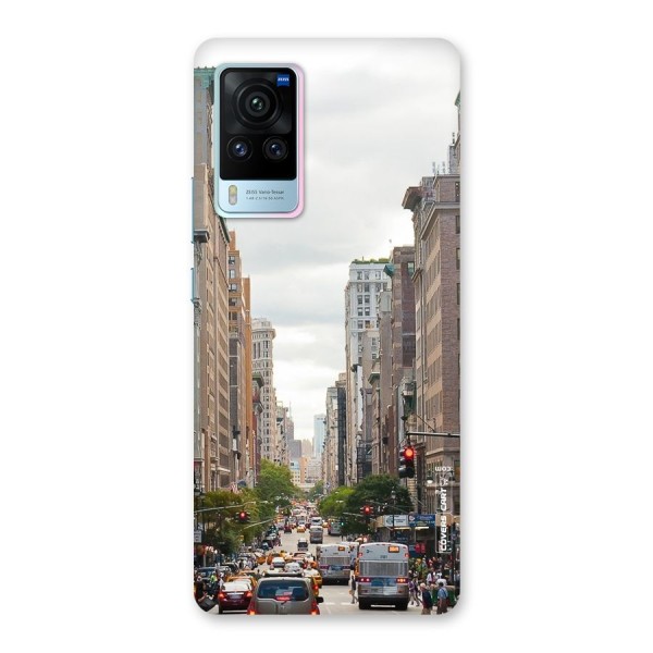 City Street View Back Case for Vivo X60 Pro