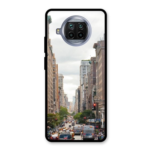 City Street View Glass Back Case for Mi 10i