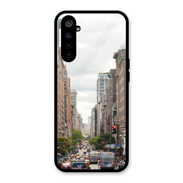 City Street View Glass Back Case for Realme 6