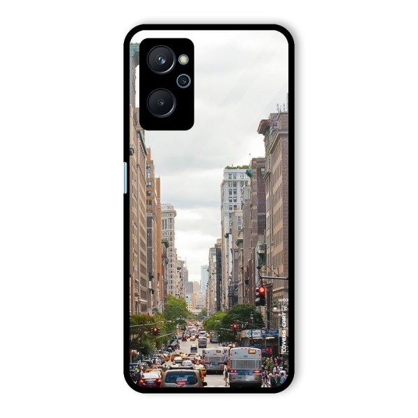 City Street View Glass Back Case for Realme 9i