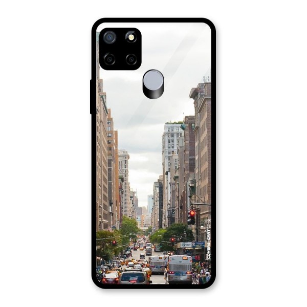 City Street View Glass Back Case for Realme C12