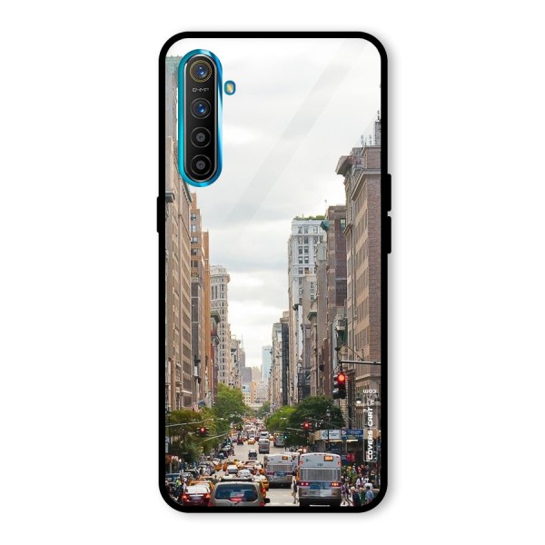 City Street View Glass Back Case for Realme XT