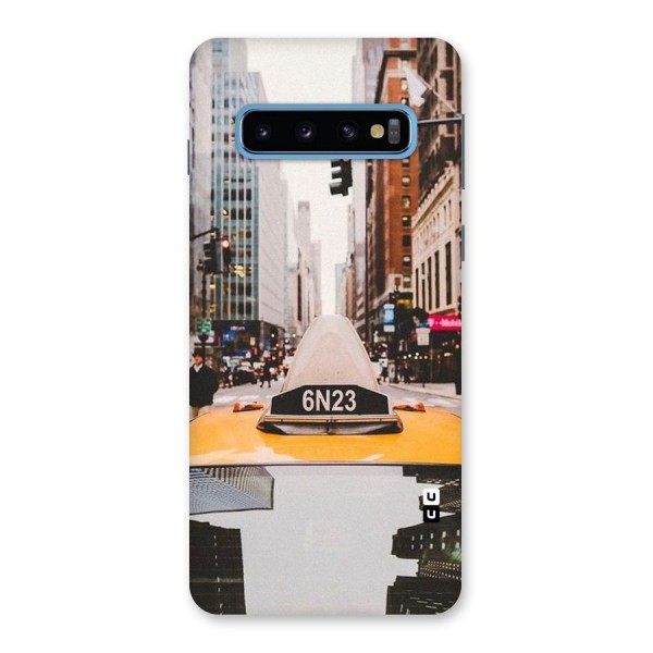 City Taxi Back Case for Galaxy S10