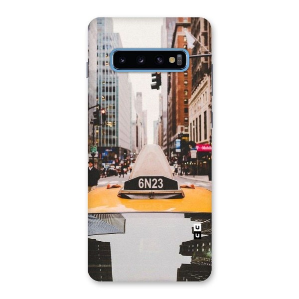 City Taxi Back Case for Galaxy S10 Plus