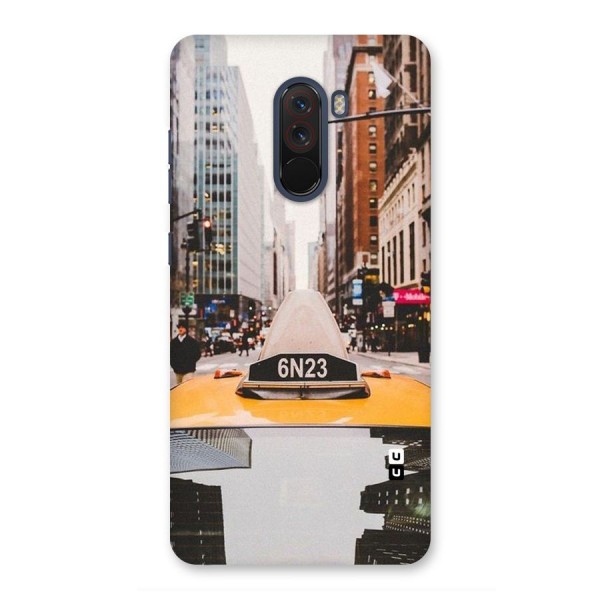 City Taxi Back Case for Poco F1