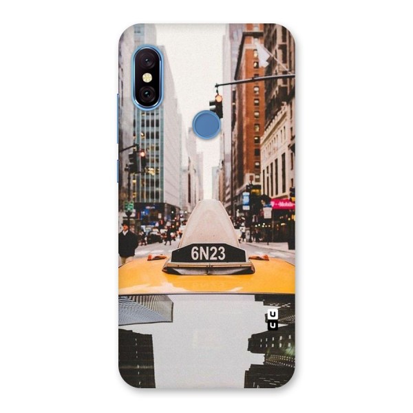 City Taxi Back Case for Redmi Note 6 Pro