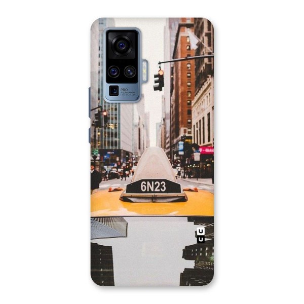 City Taxi Back Case for Vivo X50 Pro