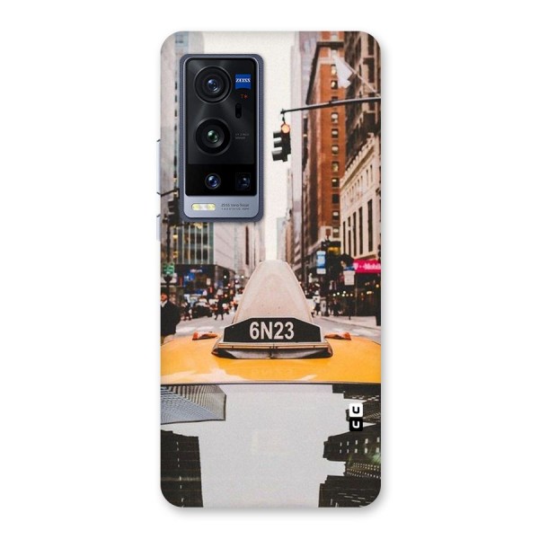 City Taxi Back Case for Vivo X60 Pro Plus