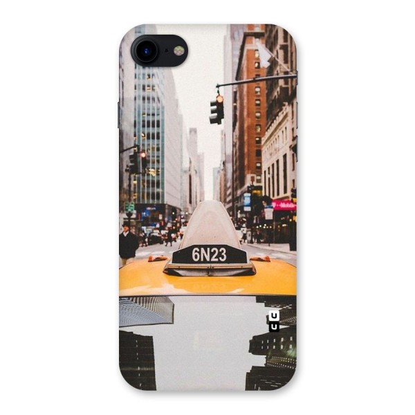 City Taxi Back Case for iPhone SE 2020