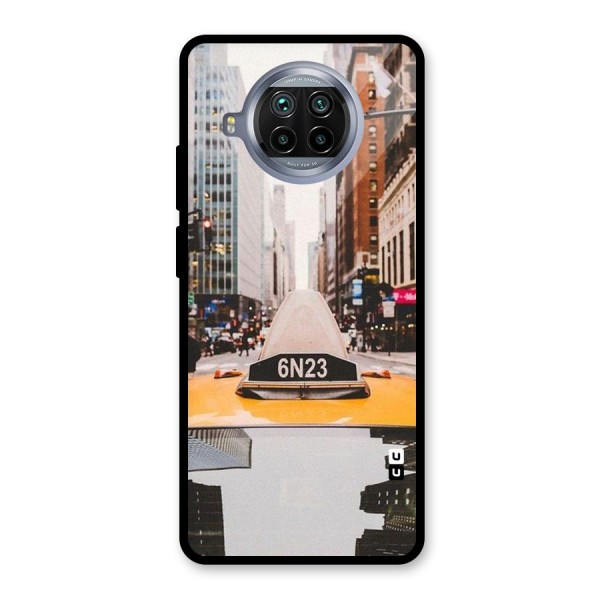 City Taxi Glass Back Case for Mi 10i