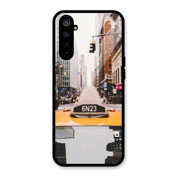 City Taxi Glass Back Case for Realme 6i