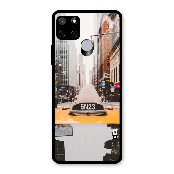 City Taxi Glass Back Case for Realme C12