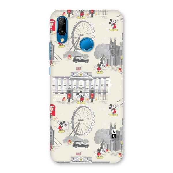 City Tour Pattern Back Case for Huawei P20 Lite