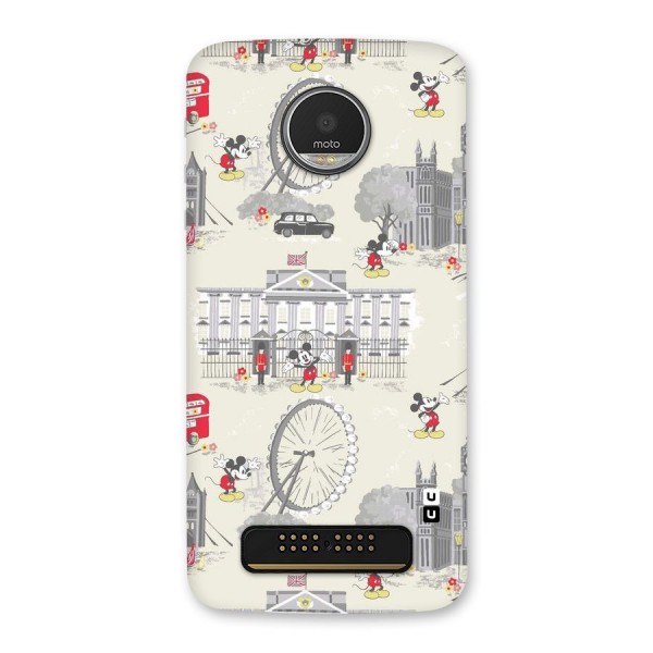 City Tour Pattern Back Case for Moto Z Play