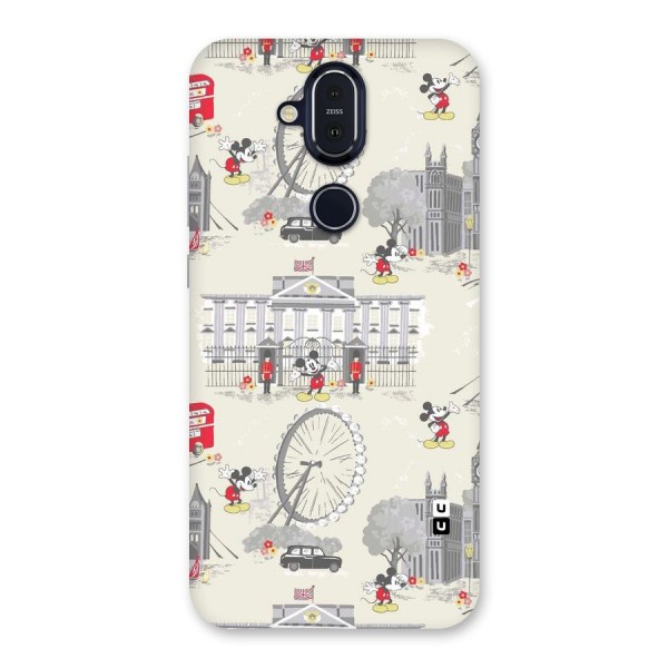 City Tour Pattern Back Case for Nokia 8.1