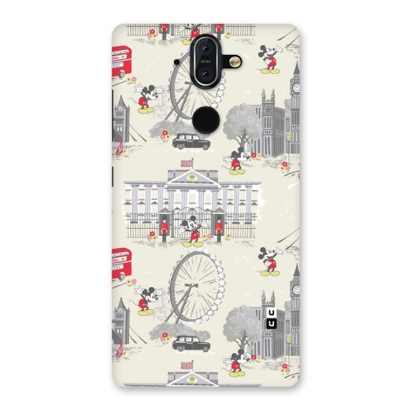 City Tour Pattern Back Case for Nokia 8 Sirocco