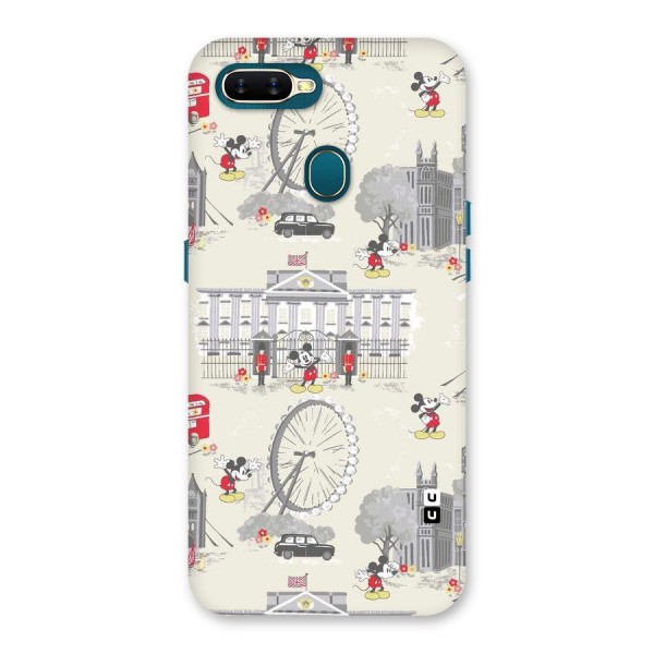 City Tour Pattern Back Case for Oppo A12