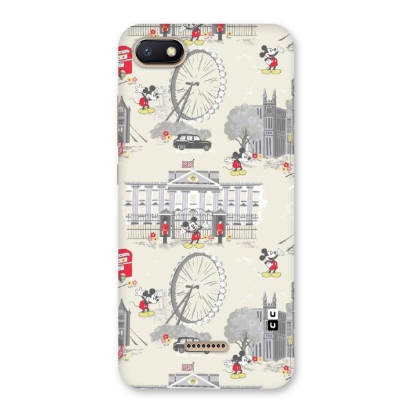 City Tour Pattern Back Case for Redmi 6A