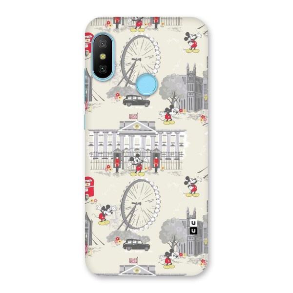 City Tour Pattern Back Case for Redmi 6 Pro