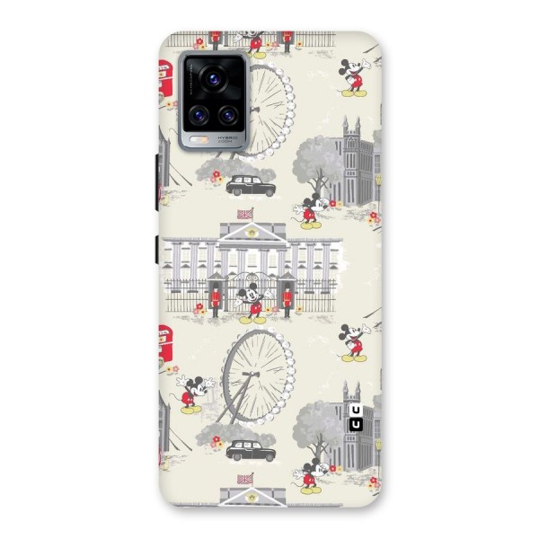 City Tour Pattern Back Case for Vivo V20 Pro