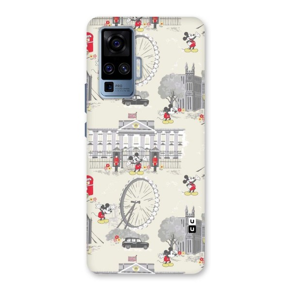 City Tour Pattern Back Case for Vivo X50 Pro