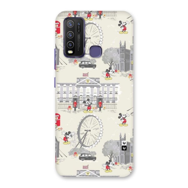 City Tour Pattern Back Case for Vivo Y30