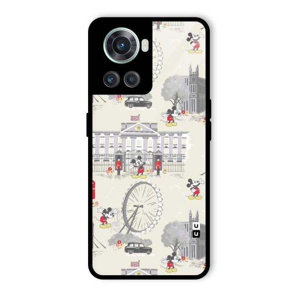 City Tour Pattern Glass Back Case for OnePlus 10R