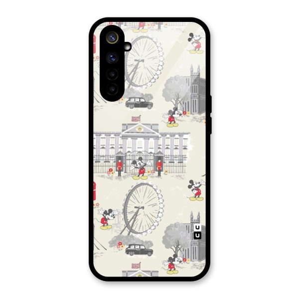 City Tour Pattern Glass Back Case for Realme 6