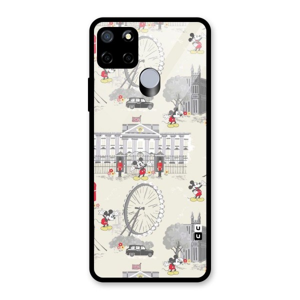 City Tour Pattern Glass Back Case for Realme C15