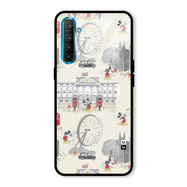 City Tour Pattern Glass Back Case for Realme XT