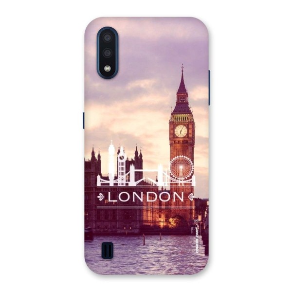 City Tower Back Case for Galaxy M01