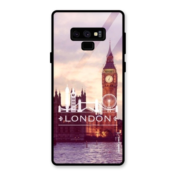 City Tower Glass Back Case for Galaxy Note 9