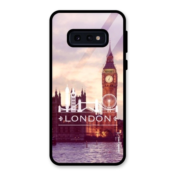 City Tower Glass Back Case for Galaxy S10e