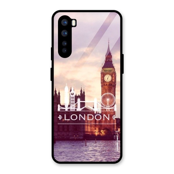 City Tower Glass Back Case for OnePlus Nord