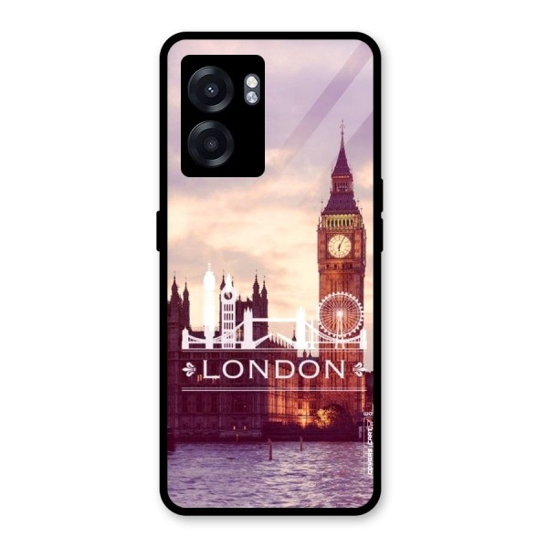 City Tower Glass Back Case for Oppo K10 (5G)