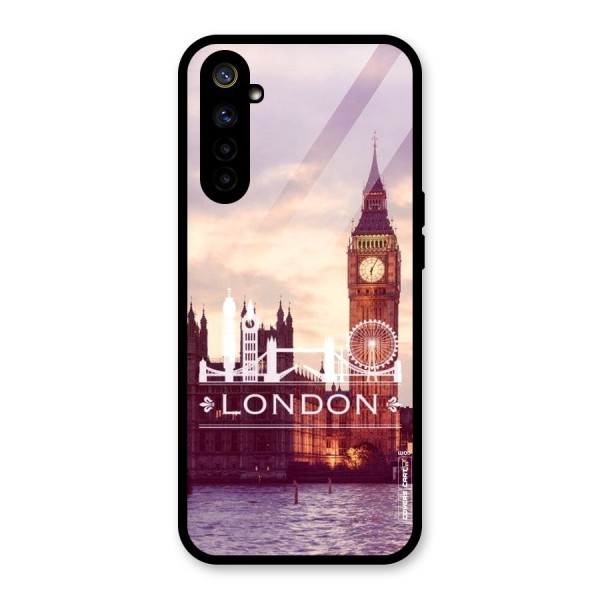 City Tower Glass Back Case for Realme 6