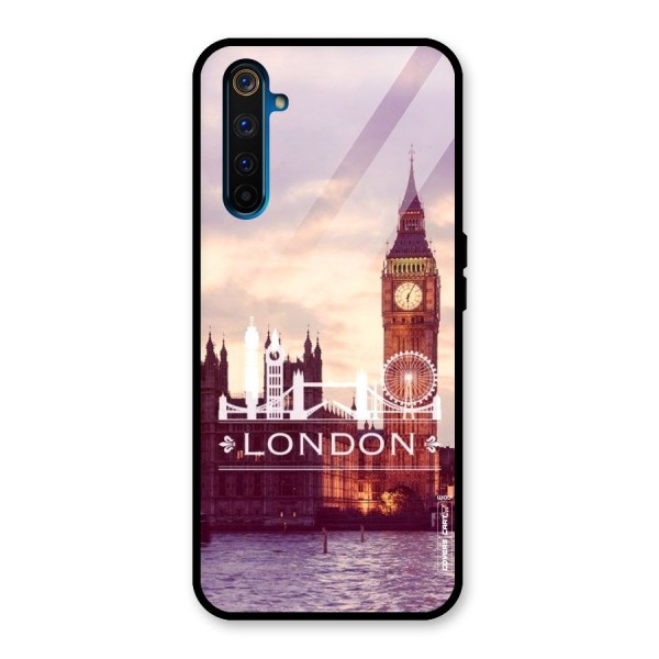 City Tower Glass Back Case for Realme 6 Pro