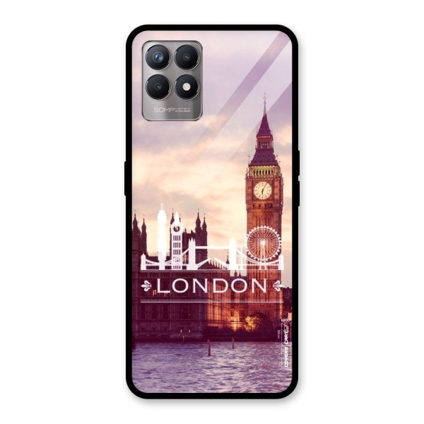 City Tower Glass Back Case for Realme 8i