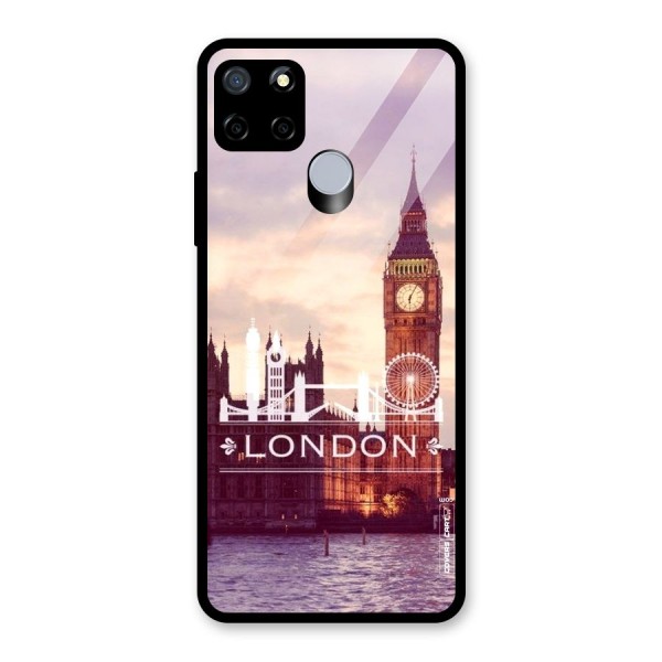 City Tower Glass Back Case for Realme C12