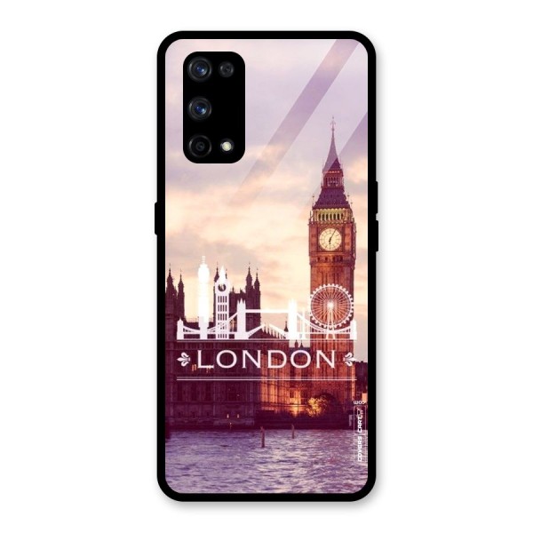 City Tower Glass Back Case for Realme X7 Pro