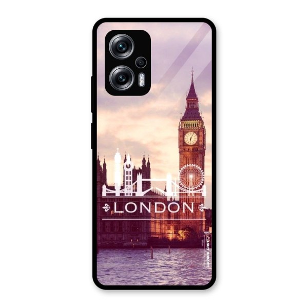 City Tower Glass Back Case for Redmi K50i