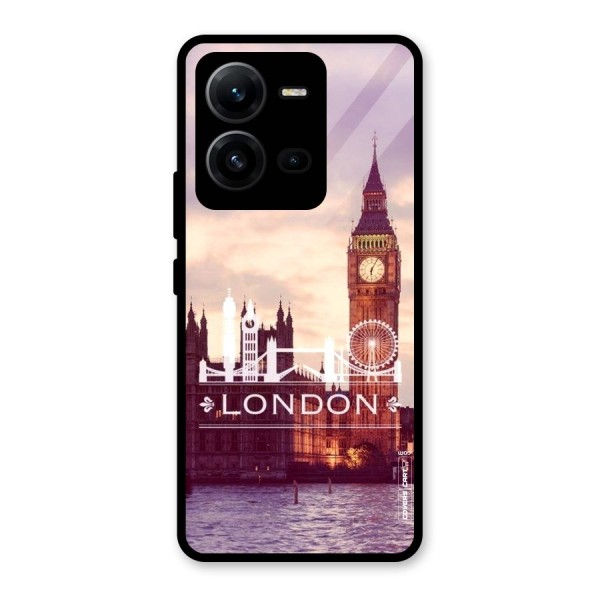 City Tower Glass Back Case for Vivo V25