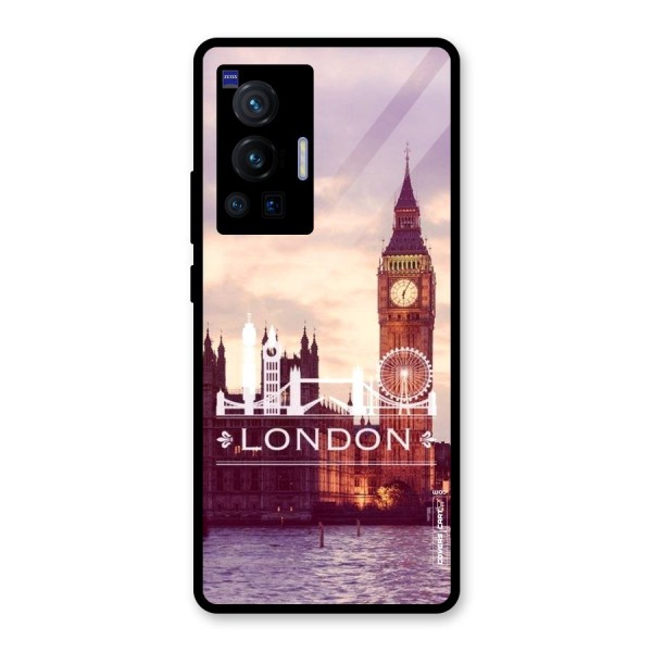 City Tower Glass Back Case for Vivo X70 Pro