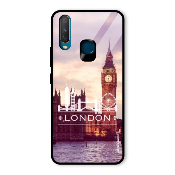 City Tower Glass Back Case for Vivo Y12