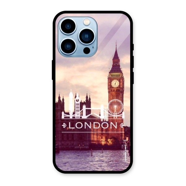 City Tower Glass Back Case for iPhone 13 Pro