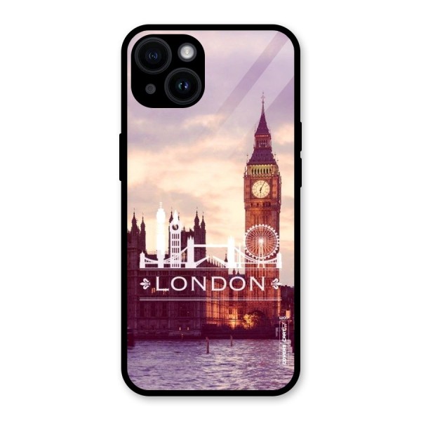 City Tower Glass Back Case for iPhone 14